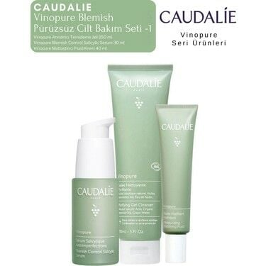 Caudalie Vinopure Set 2024 - Vinopure Serum 30 ml + Blemish Treatment 15 ml