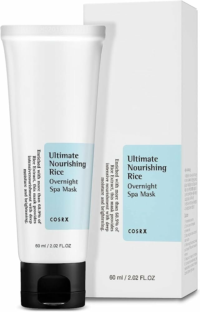 Cosrx Ultimate Nourishing Rice Overnight Spa Mask Besleyici Pirinç Ekstreli Spa Maskesi 60 ml