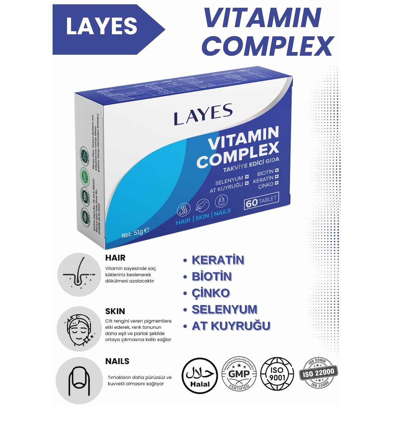 Layes Vitamin Complex 60 Tablet