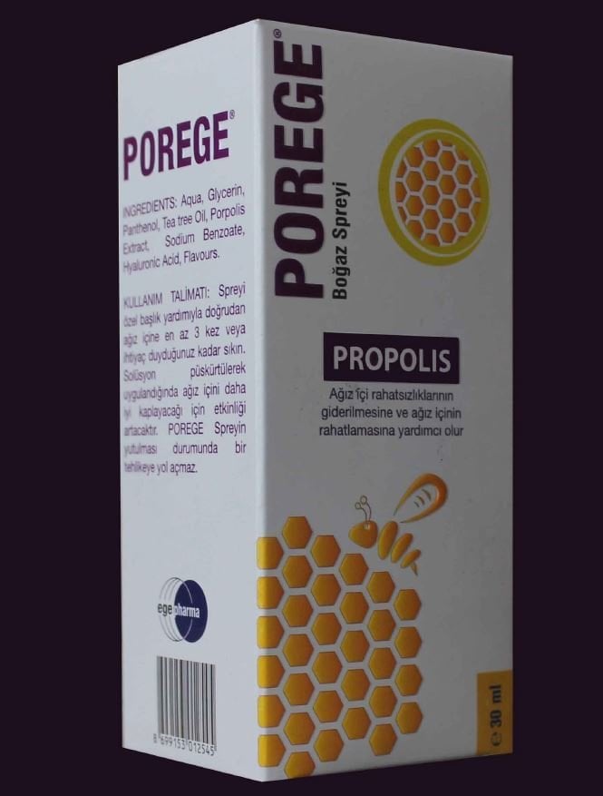 Porege Bogaz Spreyi 30 Ml