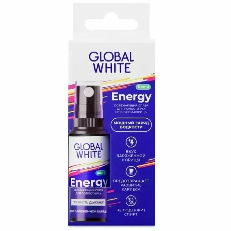 Global White Oral Sprey Fresh Mint 15 ml
