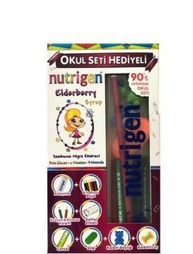 Nutrigen Elderberry Şurup 200ml - Okul Seti Hediyeli