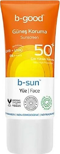 B-Good Yetişkin Renkli Güneş Kremi SPF50+ 50 ml