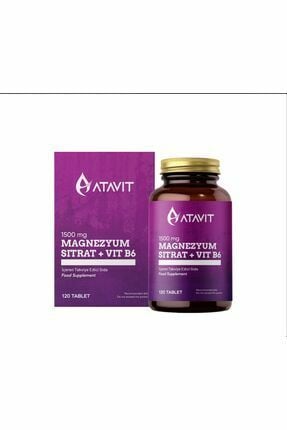 Atavit Magnezyum Sitrat + Vit B6 1500 mg 120 Tablet