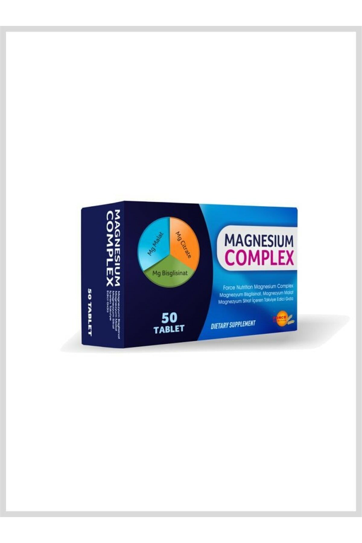 Force Nutrition Magnesium Complex Malat Sitrat Bisglisinat 50 Tablet - 3 Adet