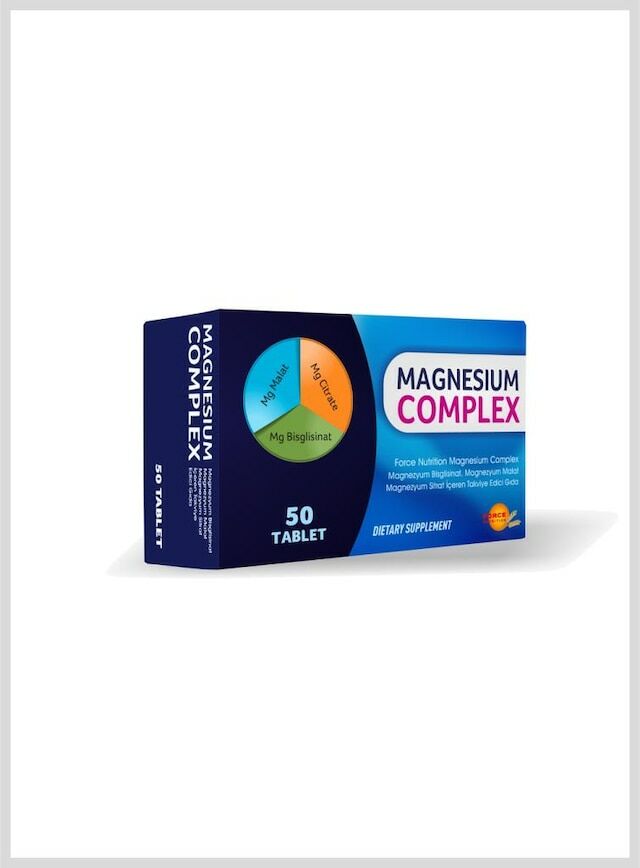 Force Nutrition Magnesium Complex Malat Sitrat Bisglisinat 50 Tablet - 2 Adet