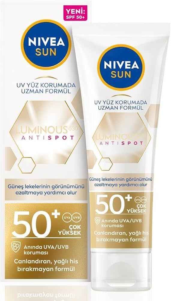 Nivea Luminous630 Leke Karşıtı SPF50+ Güneş Koruyucu Yüz Kremi 40 ml