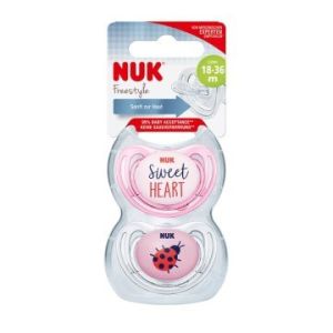 Nuk Free Style Silikon Emzik 18 -36 Ay 2'li