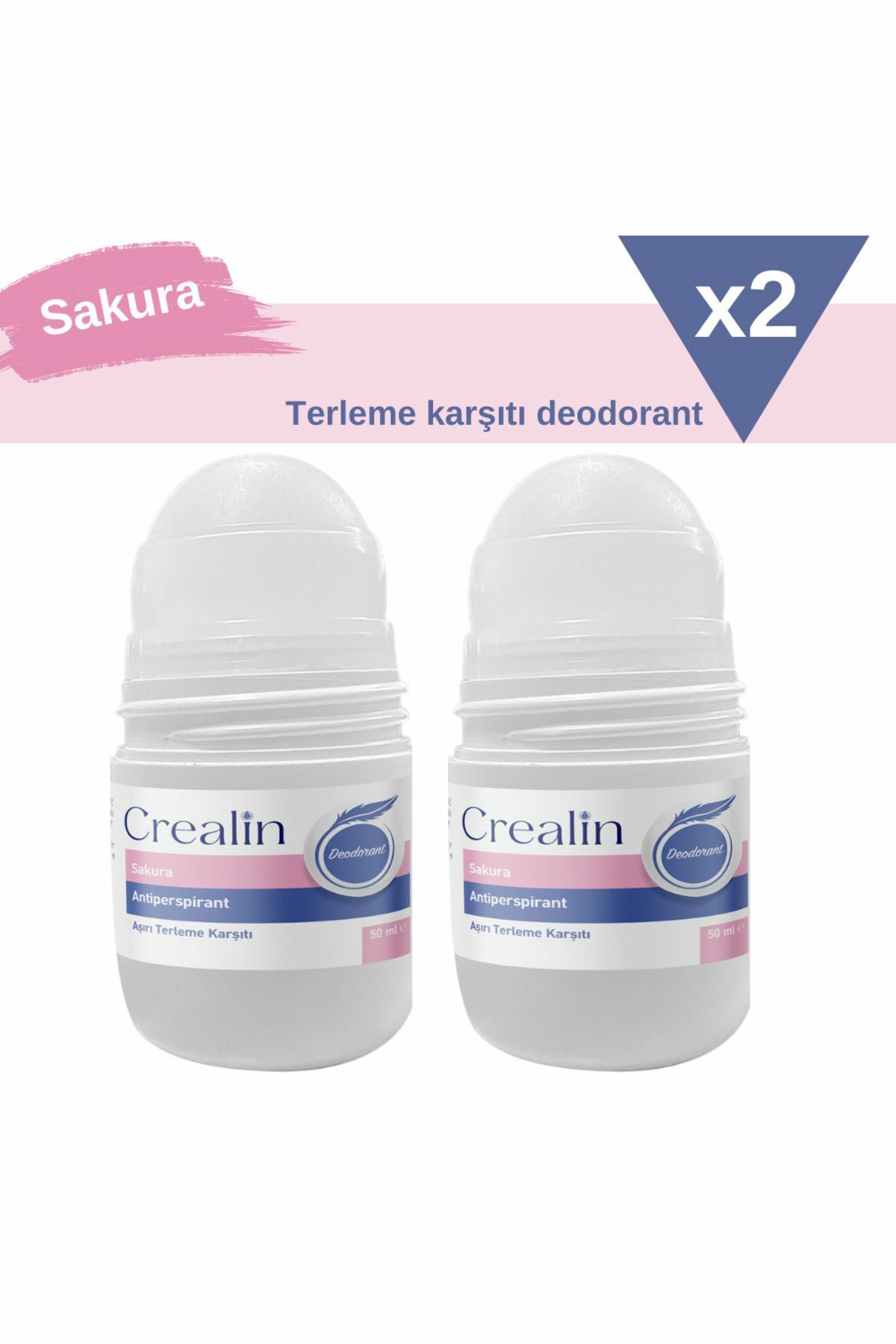 Crealin Roll-On Deodorant Sakura 50 ml