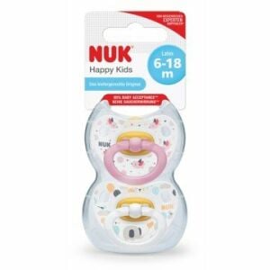 Nuk Happy Kids Kauçuk Emzik 6-18 Ay 2'li