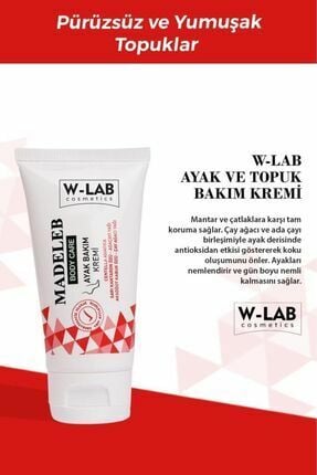 W-Lab Kozmetik Ayak ve Topuk Bakım Kremi 50 ml