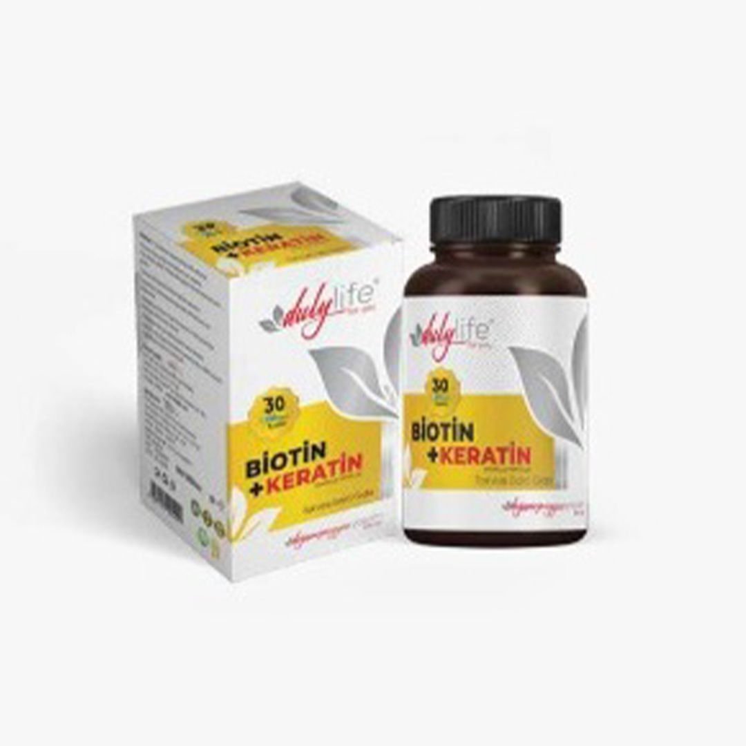 Dulylife Biotin 5000 mg Keratin 5000 mg 30 Drcaps Kapsül