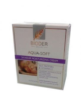 Bioder Aquasoft 24 Hour Moisturizing Cream For Dry Normal Skin 50Ml