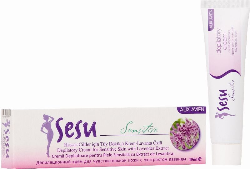 Sesu Tüy Dökücü Krem Hassas Ciltler İçin 40ml