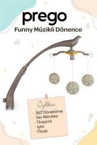 Prego 5088 Funny Müzikli Dönence Bej