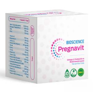 Bioscience Pregnavit Omega 3 Probiyotik ve Multivitamin 30 Kapsül