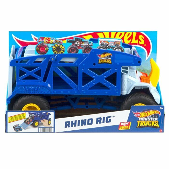 Mattel HFB13 Hot Wheels Monster Trucks Rhino Taşıyıcı Kamyon