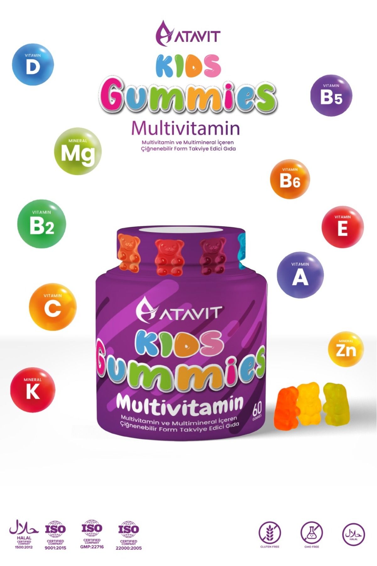 Atavit Kids Multivitamin 60 Gummies