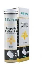 Shiffa Home Propolis Vitamin C 20 Efervesan Tablet