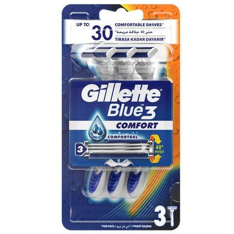 Gillette Blue 3 Comfort Tıraş Bıçağı 3'lü