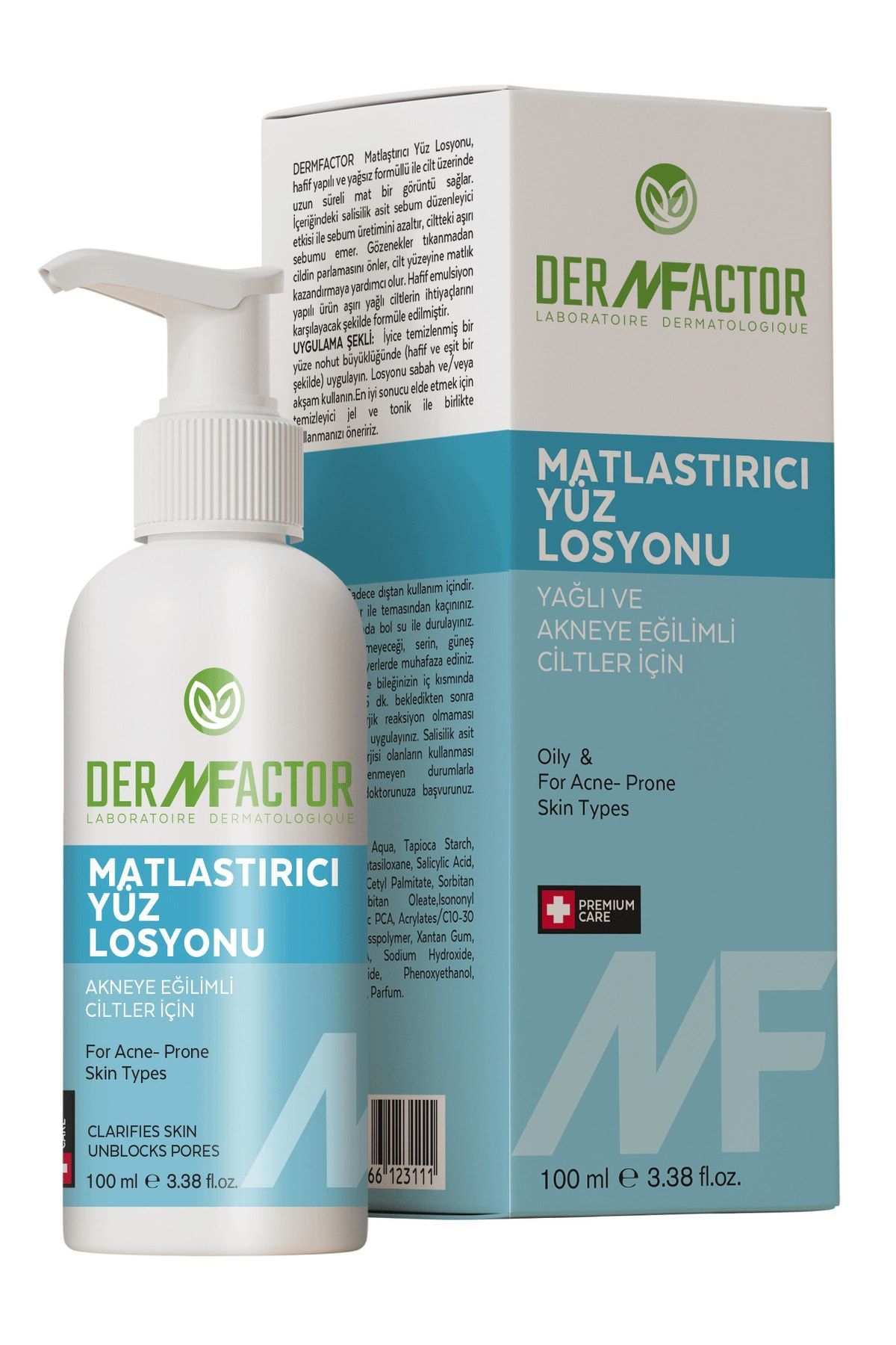 Dermfactor Matlaştırıcı Yüz Losyonu 100 ml