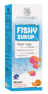 Natural Nest Fishy Portakal Aromalı Balık Yağı Şurup Takviye Edici Gıda 150 Ml