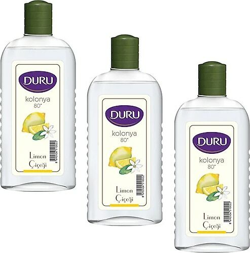 Duru 80 Derece Limon Çiçeği Kolonyası 250 ml - 3 Adet