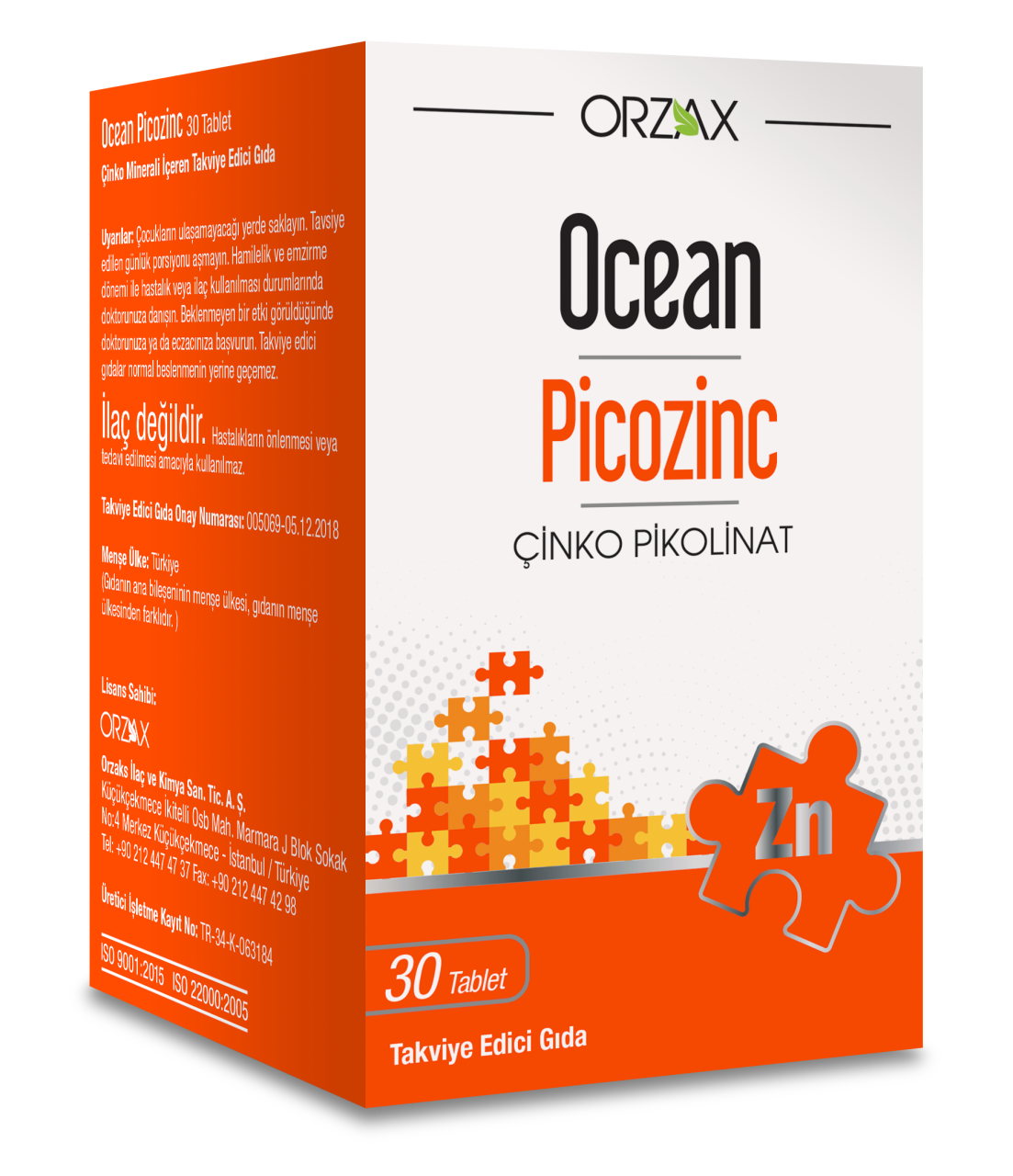 Ocean Picozinc 30 Tablet