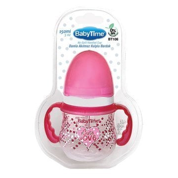 Babytime Damla Akıtmaz Kulplu Bardak 150ml BT106