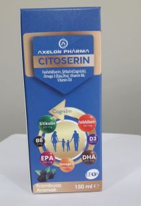 Axelon Citoserin Sıvı Şurup Frambuaz Aromalı 150 ml