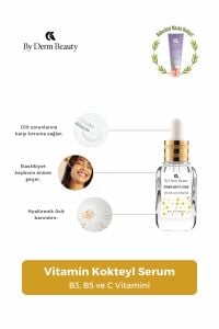 By Derm Beauty Vitamin Kokteyl Serum B3 B5 ve C Vitamini 20 ml