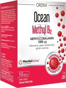 Ocean Methyl B12 Sprey 1000 mg 5 ml - 10 Adet
