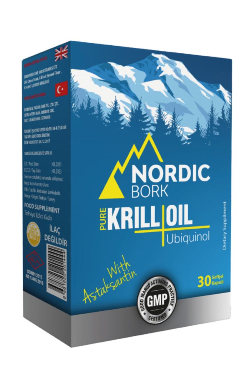 Nordic Bork Krill Oil + Q10 30 Soft Gel