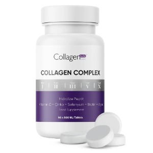 Collagen Forte Platinum 5 Tip Kolajen Vitamin ve Mineral İçeren Takviye Gıda 500 mg 90 Tablet
