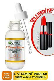 Garnier C Vitamin Serum 30 ml + Mini Ruj Hediyeli