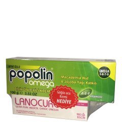 Popolin Omega Pişik Önleyici Krem Bitki Özlü 100G + Göğüs Ucu Kremi Hediye