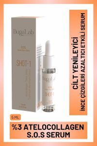 Buga'Lab Dermatologique %3 Atelocollagen Sos Shot Botoks Etkili Serum 5 ml