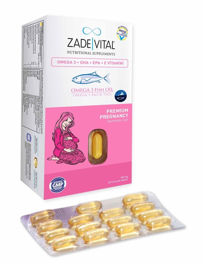 Zade Vital Hamileler İçin Balık Yağı 30 Kapsül