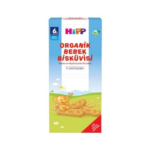 Hipp Organik Bebek Bisküvisi 180 gr - 9 Adet