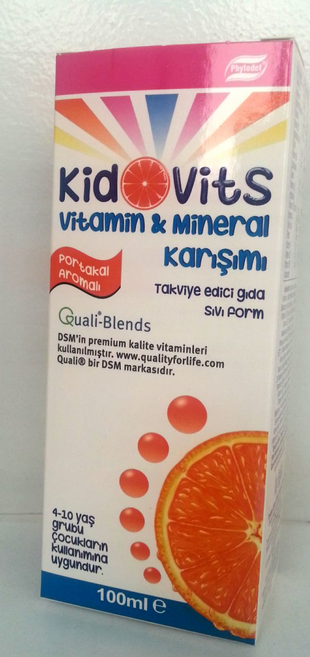 KIDOVITS VITAMIN & MINERAL KARISIMI 100 ML