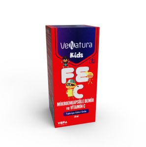 VeNatura Kids Mikroenkapsüle Demir ve Vitamin C 20 ml Damla