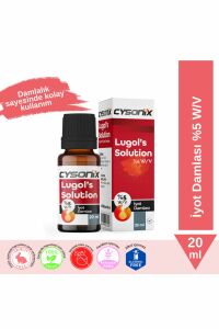 Cysonix Lugol's Solution %5 İyot Damla 500 ml