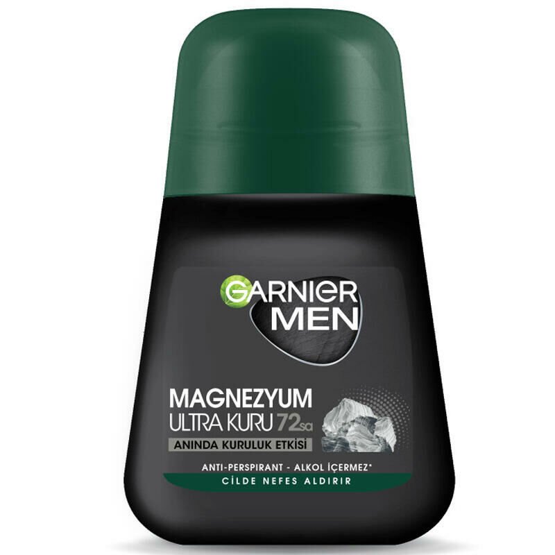 Garnier Men Magnezyum Ultra Kuru Erkek Deodorant Roll-On 50 ml