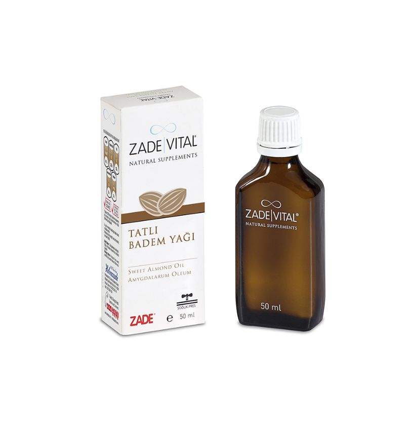 Zade Vital Tatlı Badem Yağı 50 Ml