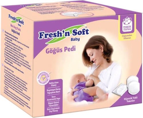 Fresh'n Soft Baby Göğüs Pedi Standart 24'lü