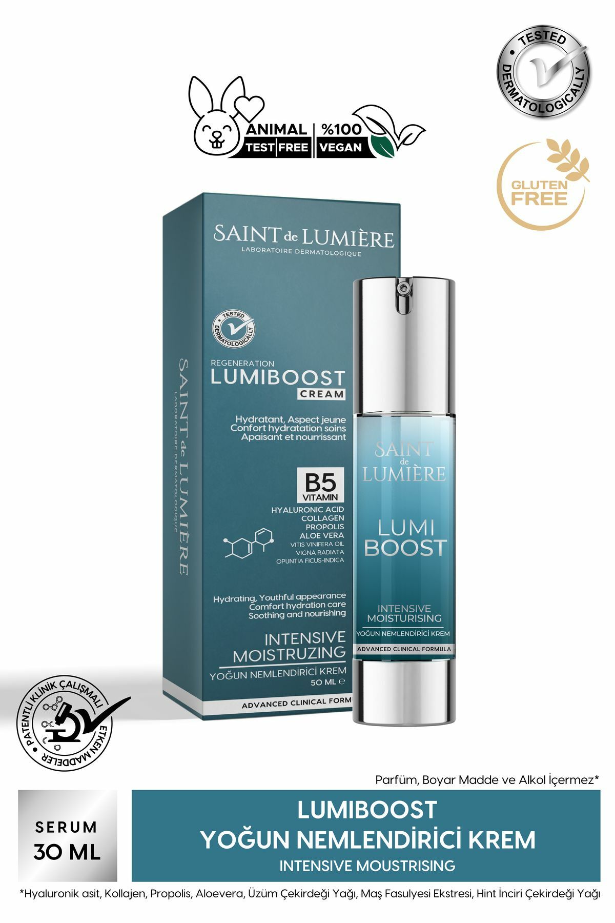 Saint De Lumiere Lumiboost Yoğun Nemlendirici Yaşlanma Karşıtı Krem 50 ml