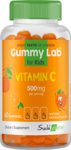 Suda Vitamin Gummy Lab Vitamin C For Kids Portakal Aromalı 60 Gummies