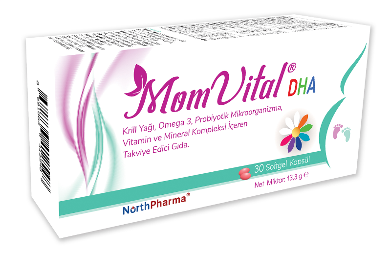 Momvital DHA 30 Kapsül