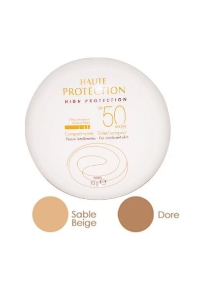 Avene Renkli Güneş Koruyucu Compact Krem Fondöten Sable SPF50 10 gr - Açık Tenler İçin