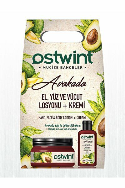 Ostwint Krem ve Losyon Set Avokado 300 + 100 ml - Kofre